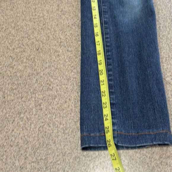 RALPH LAUREN JEANS CO Sz 8P High Rise Straight Leg Blue Denim Women - Picture 9 of 9
